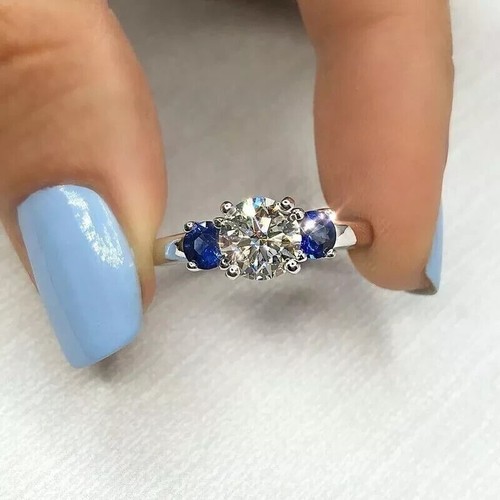 2ct round cut simulated - 2ct,